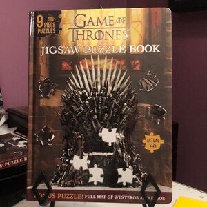 Jigsaw Puzzle Book - Black and Gold